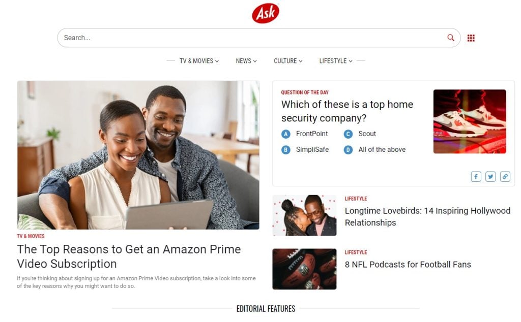 محرك البحث Ask.com