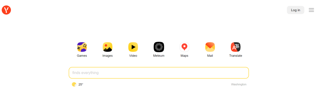 محرك البحث Yandex