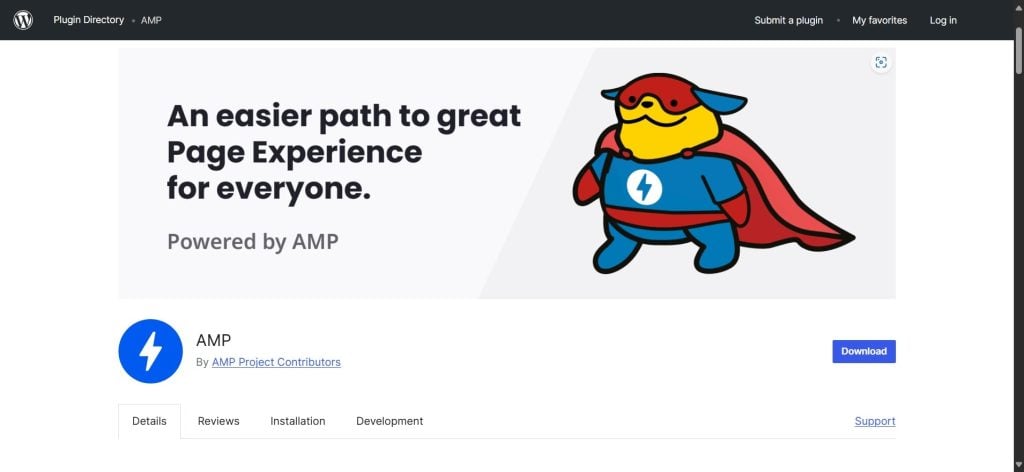 افزونه وردپرس موبایل AMP