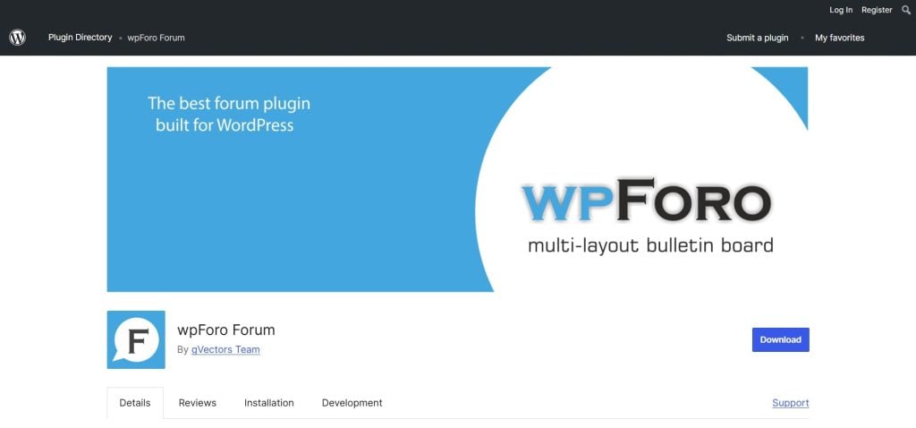 افزونه تالار گفتگو wpForo برای وردپرس