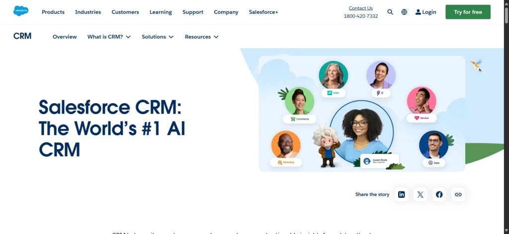 ابزار مدیریت ارتباط با مشتری (CRM) Salesforce
