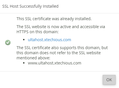 installing Certificate