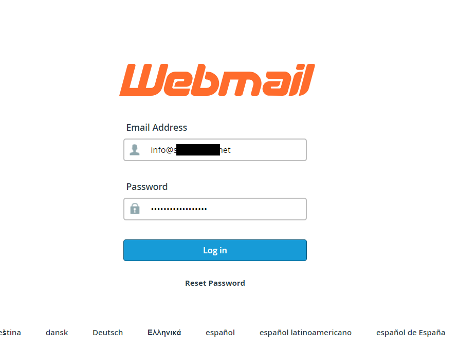 Webmail Login