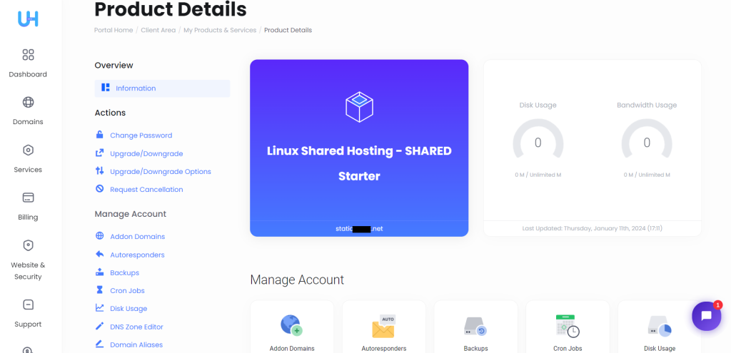 SunServer Product Detail page