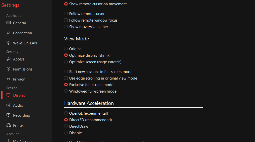 anydesk resolution