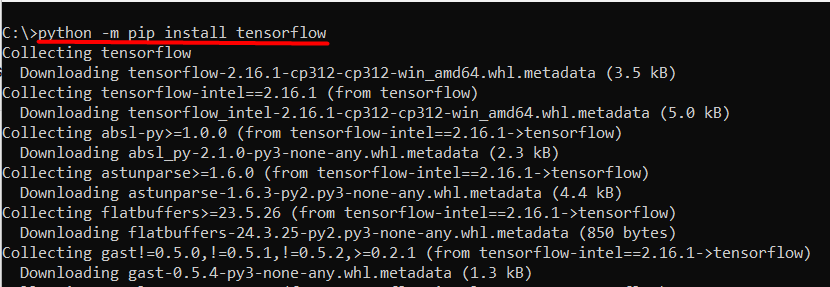 Installing TensorFlow