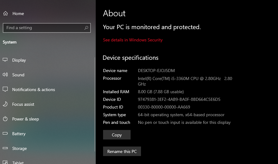x64 bit processor