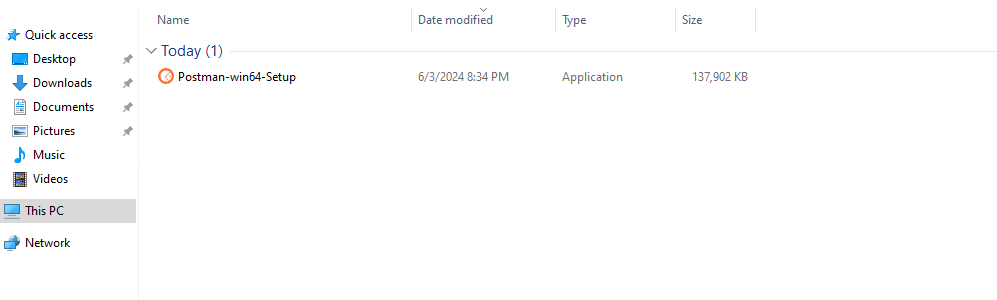 postman installer