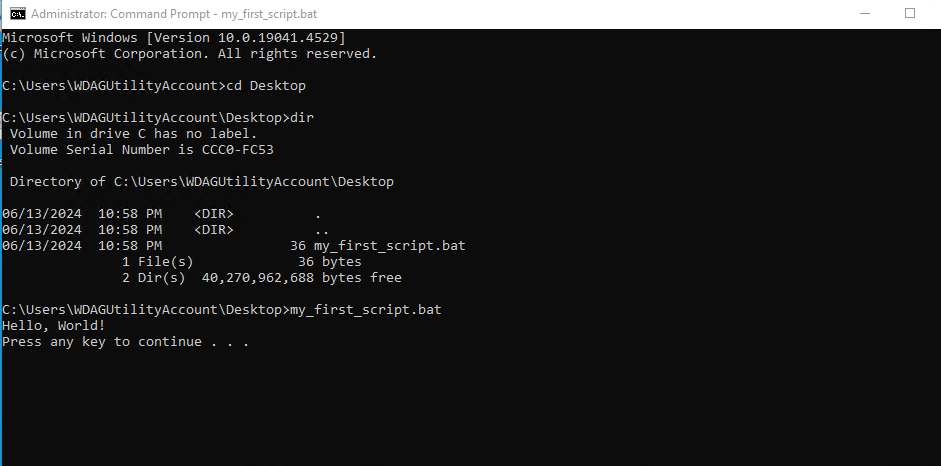cmd batch script
