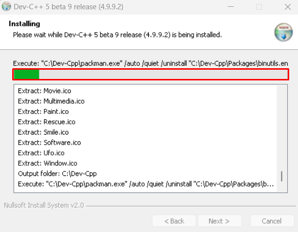 dev c++ installation