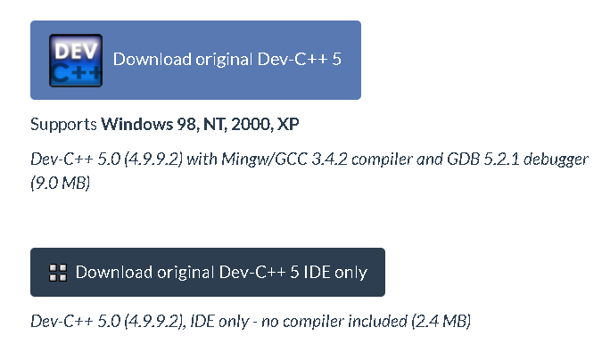 dev C ++ download