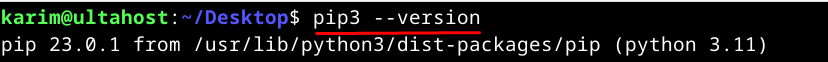 pip3 version